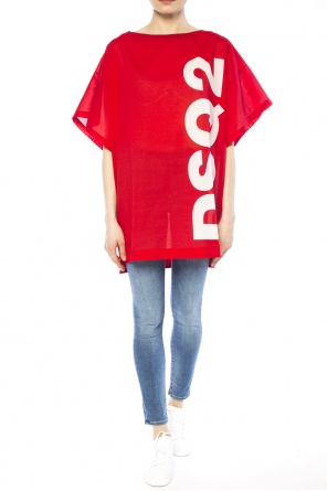 T-shirt z nadrukowanym logo, zdjęcie 2 T-shirt z nadrukowanym logo od Dsquared2